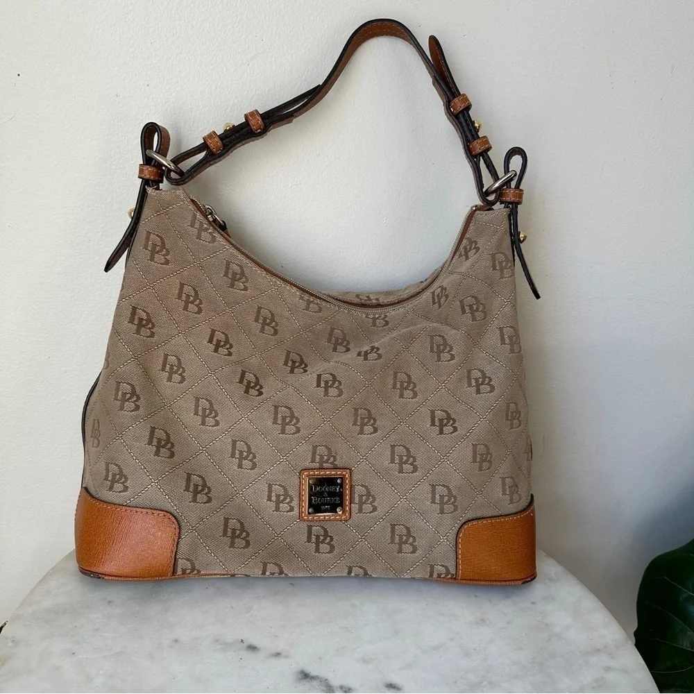 Dooney & Bourke Americana Signature Erica Hobo Bag